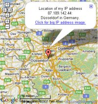 meine IP in GoogleMaps