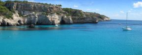 Bucht auf Menorca (als Panorama)